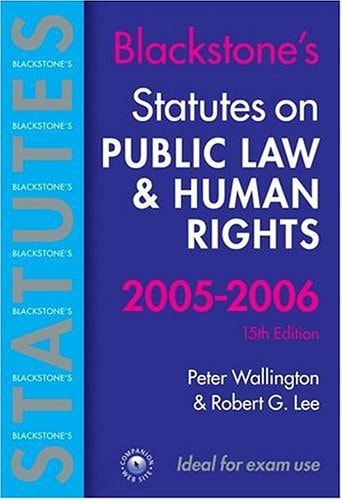 Statutes on Public Law and Human Rights
