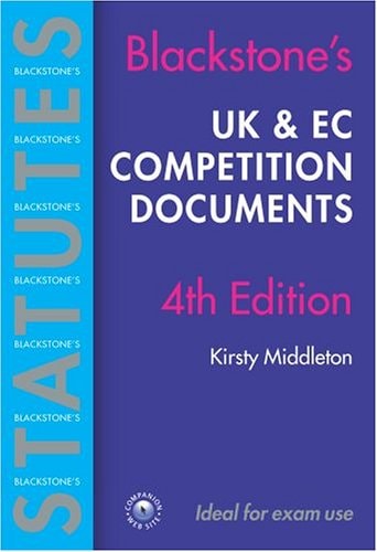UK & EC Competition Documents