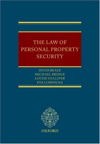 The Law of Personal Property Security