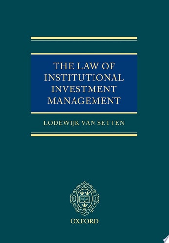 The Law of Institutional Investment Management