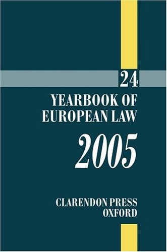The Yearbook of European Law: Volume 24