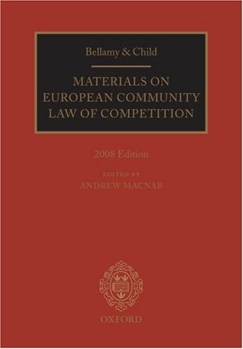 Materials on European Community Competition Law