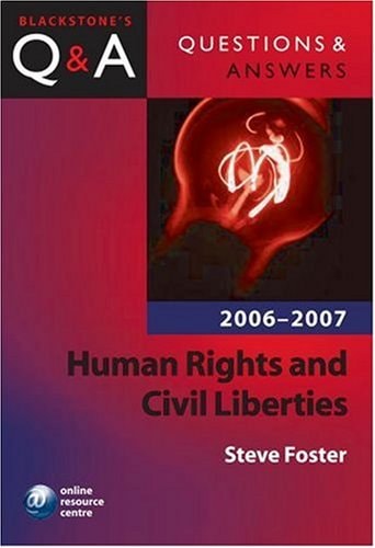 Q&A: Human Rights and Civil Liberties (Blackstone's Law Questions and Answers)