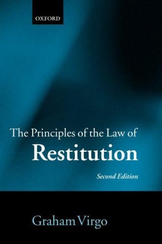 The Principles of the Law of Restitution