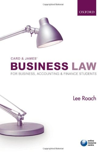 Card & James' Business Law for Business, Accounting, and Finance Students