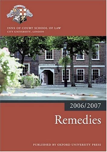 Remedies: Blackstone Bar Manual