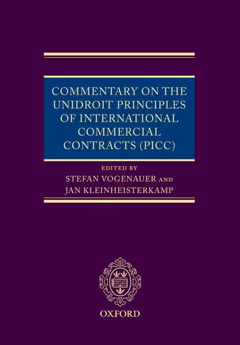 Commentary on the UNIDROIT Principles of International Commercial Contracts
