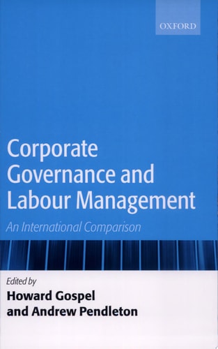 Corporate Governance and Labour Management An International Comparison