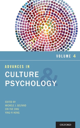 Advances in Culture and Psychology, Volume 4