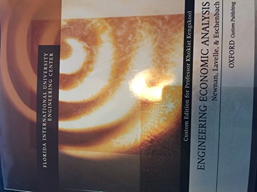 Engineering Economic Analysis