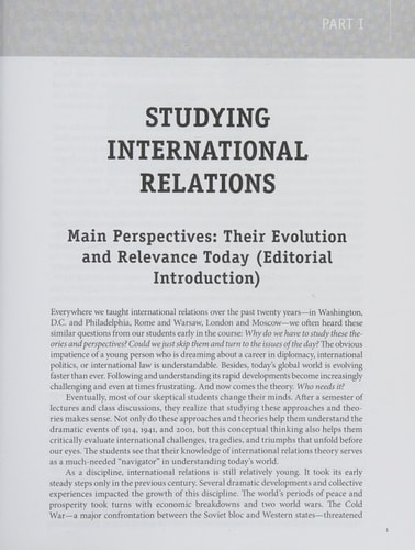 Current Debates in International Relations