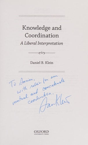 Knowledge and Coordination A Liberal Interpretation