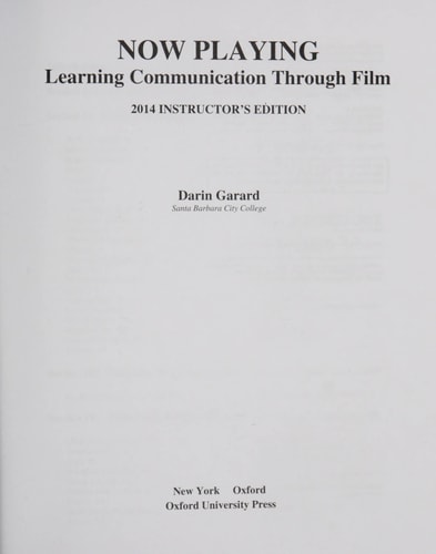 Now Playing: Learning Communication Through Film