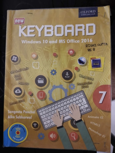 Keyboard Win 10-Office 2016: Book 7