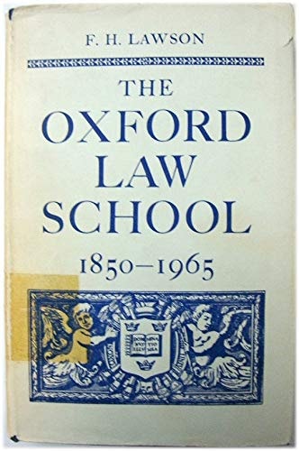 The Oxford Law School, 1850-1965