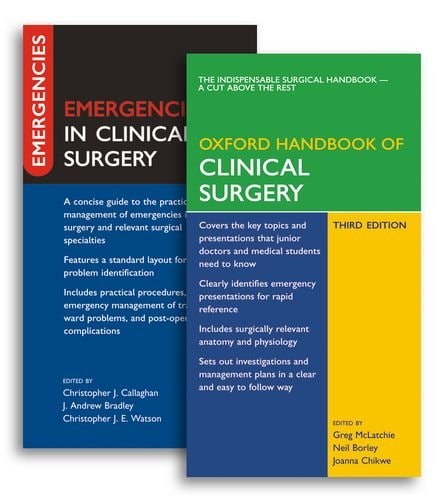 Oxford Handbook of Clinical Surgery and Emergencies in Clinical Surgery Pack