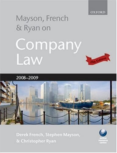Mayson, French and Ryan on Company Law