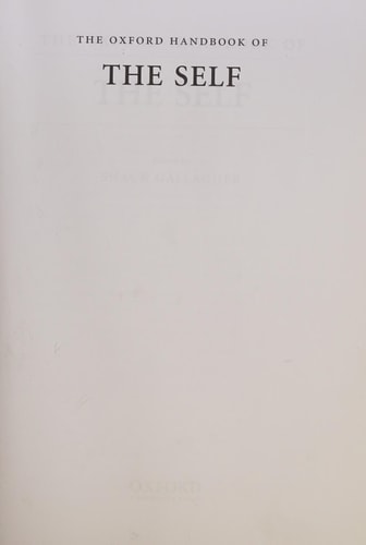 The Oxford Handbook of the Self