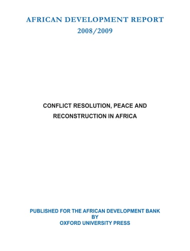 African Development Report 2008/2009