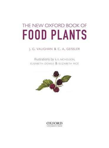 The New Oxford Book of Food Plants