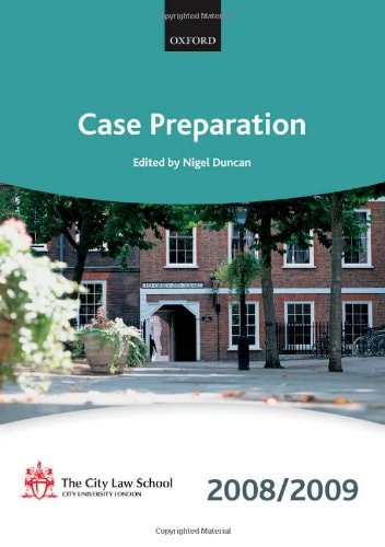 Case Preparation: Blackstone Bar Manual