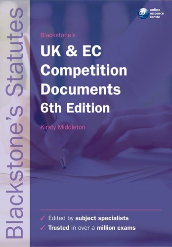 Blackstone's UK and EC Competition Documents