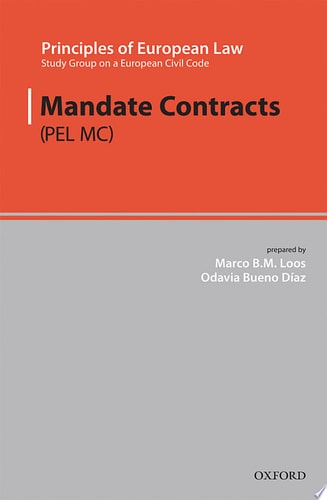 Principles of European Law: Mandate Contracts