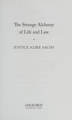 The Strange Alchemy of Life and Law