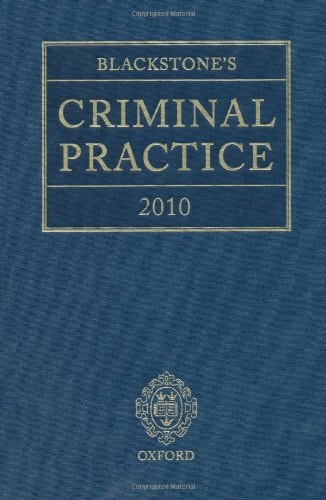 Blackstone's Criminal Practice