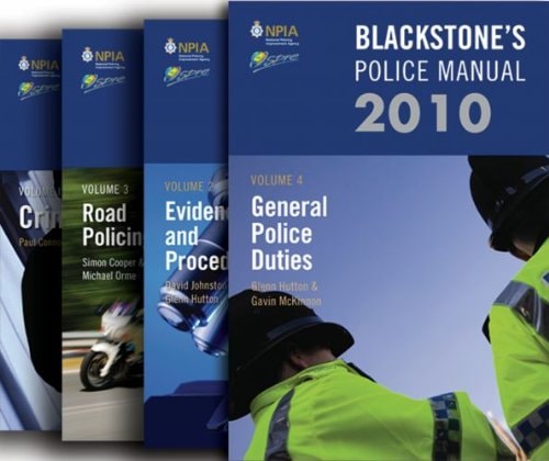 Blackstone's Police Manuals 2010: Four Volume Set