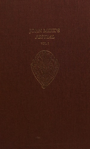 A Critical Edition of John Mirk's Festial, edited from British Library MS Cotton Claudius A.II: Volume 1