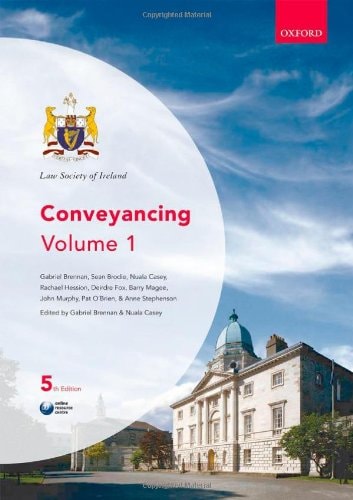 Conveyancing: Law Society of Ireland Manual