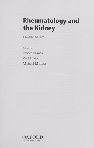 Rheumatology and the Kidney