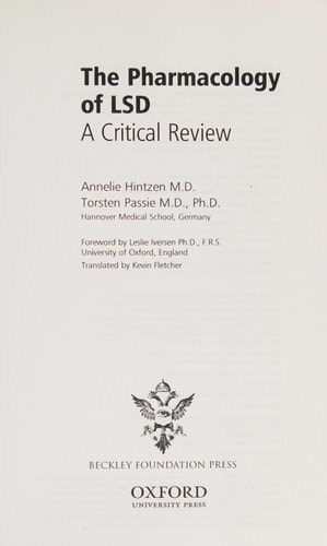 The Pharmacology of LSD: A Critical Review