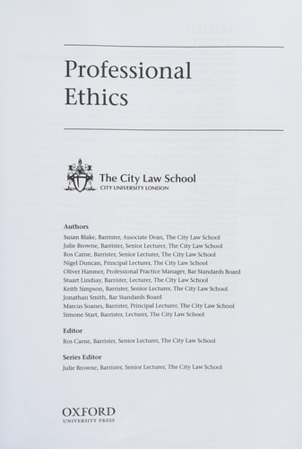 Professional Ethics