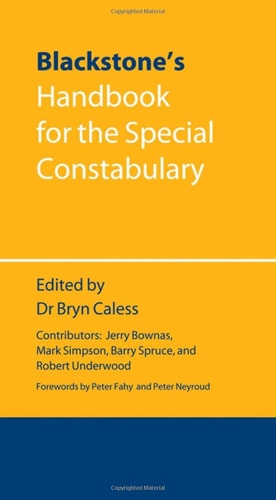 Blackstone's Handbook for the Special Constabulary