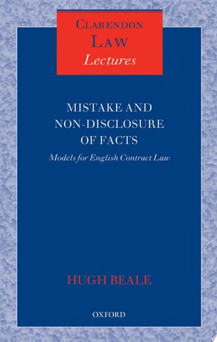 Mistake and Non-Disclosure of Fact: Models for English Contract Law