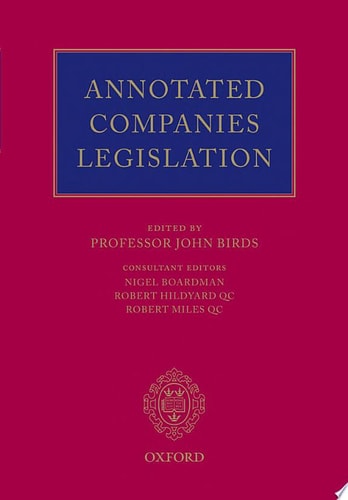 Annotated Companies Legislation