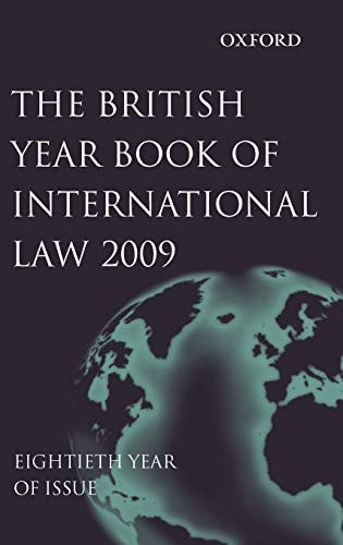 British Year Book of International Law: Volume 80