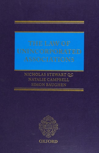 The Law of Unincorporated Associations