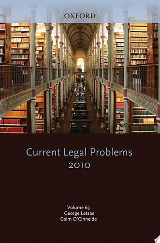 Current Legal Problems: Volume 63
