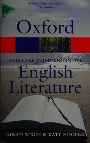 The Concise Oxford Companion to English Literature