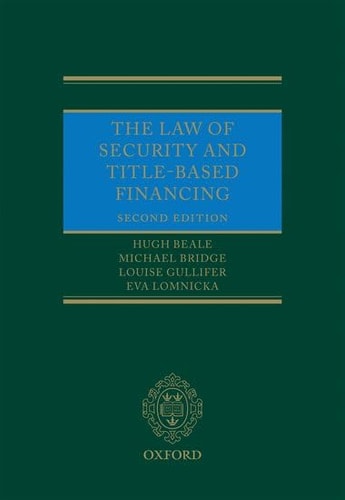 The Law of Security and Title-Based Financing