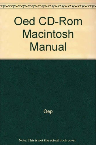 OED CD-ROM Macintosh Manual