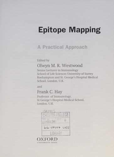 Epitope Mapping: A Practical Approach