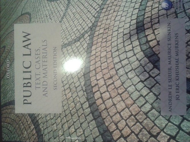 Public Law: Text, Cases, and Materials