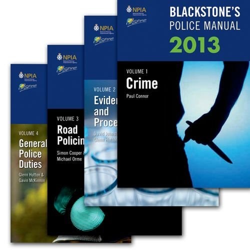 Blackstone's Police Manuals: Four Volume Set