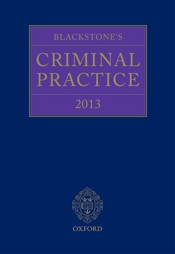 Blackstone's Criminal Practice