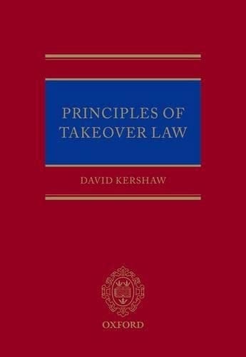 Principles of Takeover Regulation
