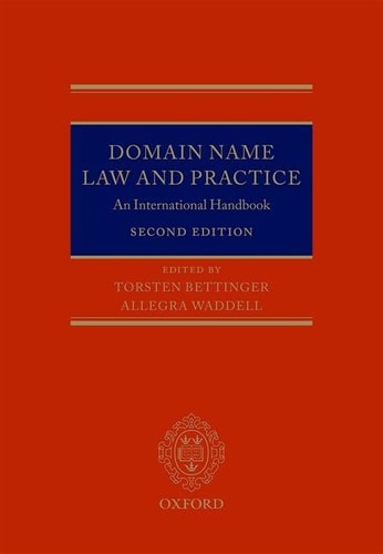 Domain Name Law and Practice An International Handbook